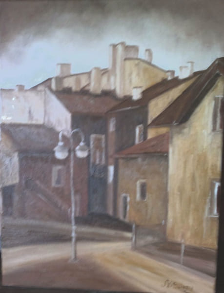 Podwórko w Trzebini